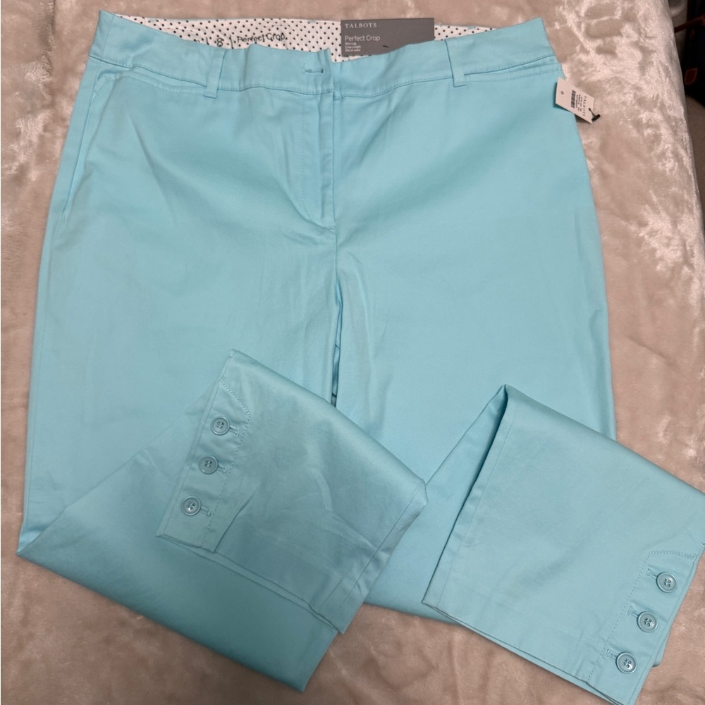 Talbots Aqua Blue Trousers